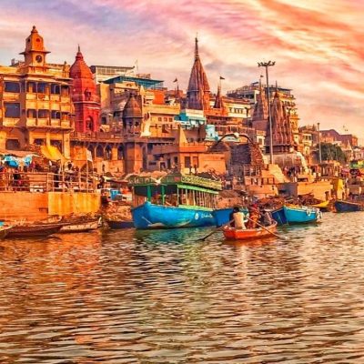 Dashashwamedh Ghat is the main ghat in Varanasi, India
